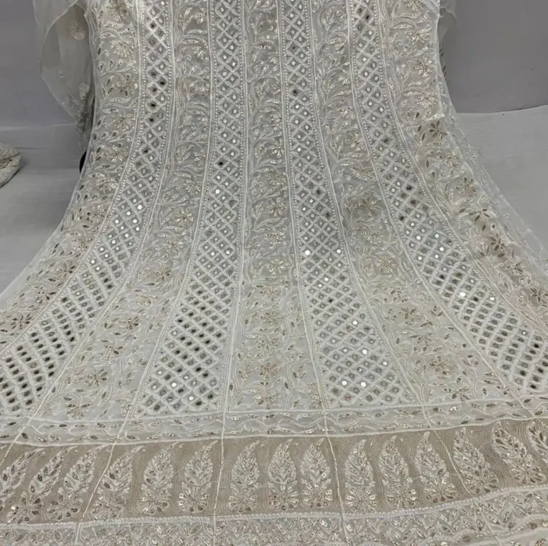 Indian Chikenkari Gota Anarkali